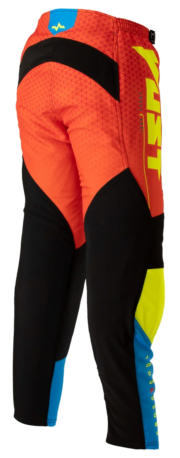 Calça Vust Hard Storm Rock Hexagon V3 Laranja/Ciano - Spinelli